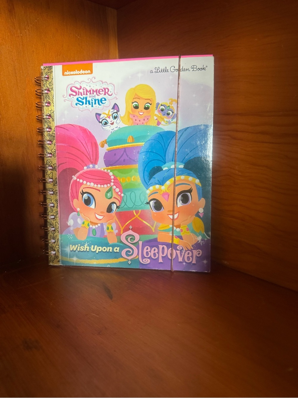 Nickelodeon Shimmer and Shine Spiral Notebook - Pink, Blue & Purple